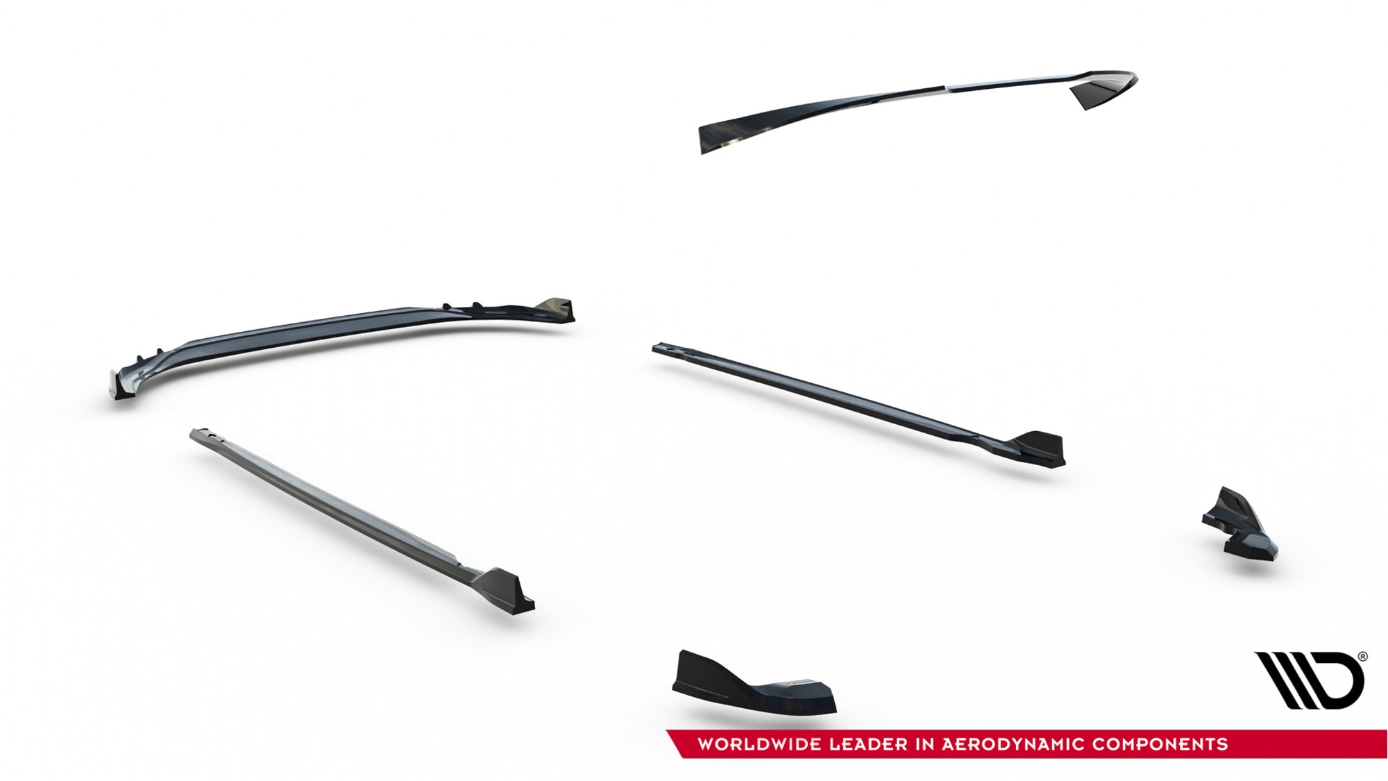 Maxton Design Set Of Splitters V.1 para Volkswagen Golf R Hatchback Mk8 Facelift - imagen 15