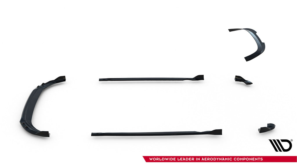 Maxton Design Set Of Splitters V.1 para Volkswagen Golf R Hatchback Mk8 Facelift - imagen 17