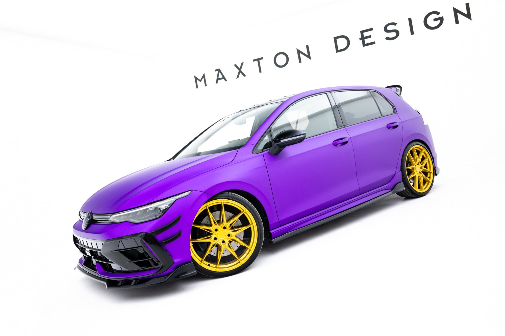 Maxton Design Set Of Splitters V.1 para Volkswagen Golf R Hatchback Mk8 Facelift - imagen 1