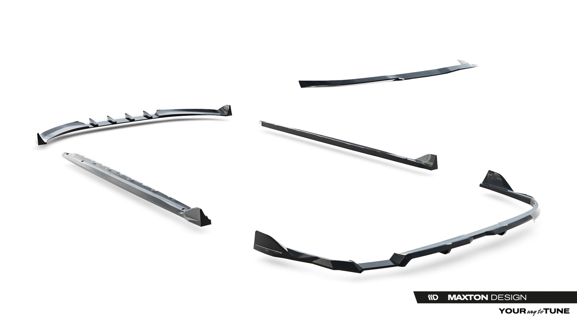 Maxton Design Set Of Splitters V.2 para Audi A6 S-Line Avant C9 - imagen 27