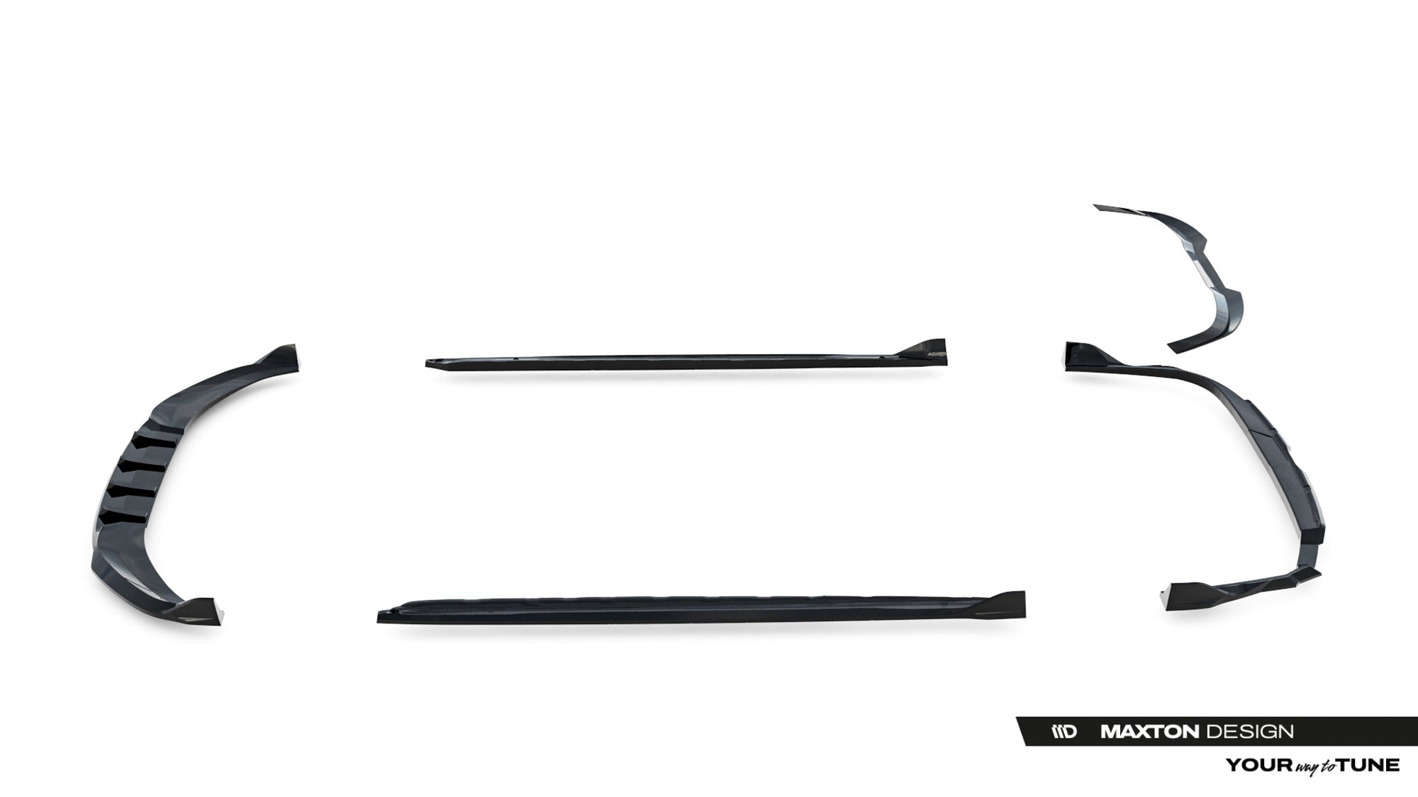 Maxton Design Set Of Splitters V.2 para Audi A6 S-Line Avant C9 - imagen 29
