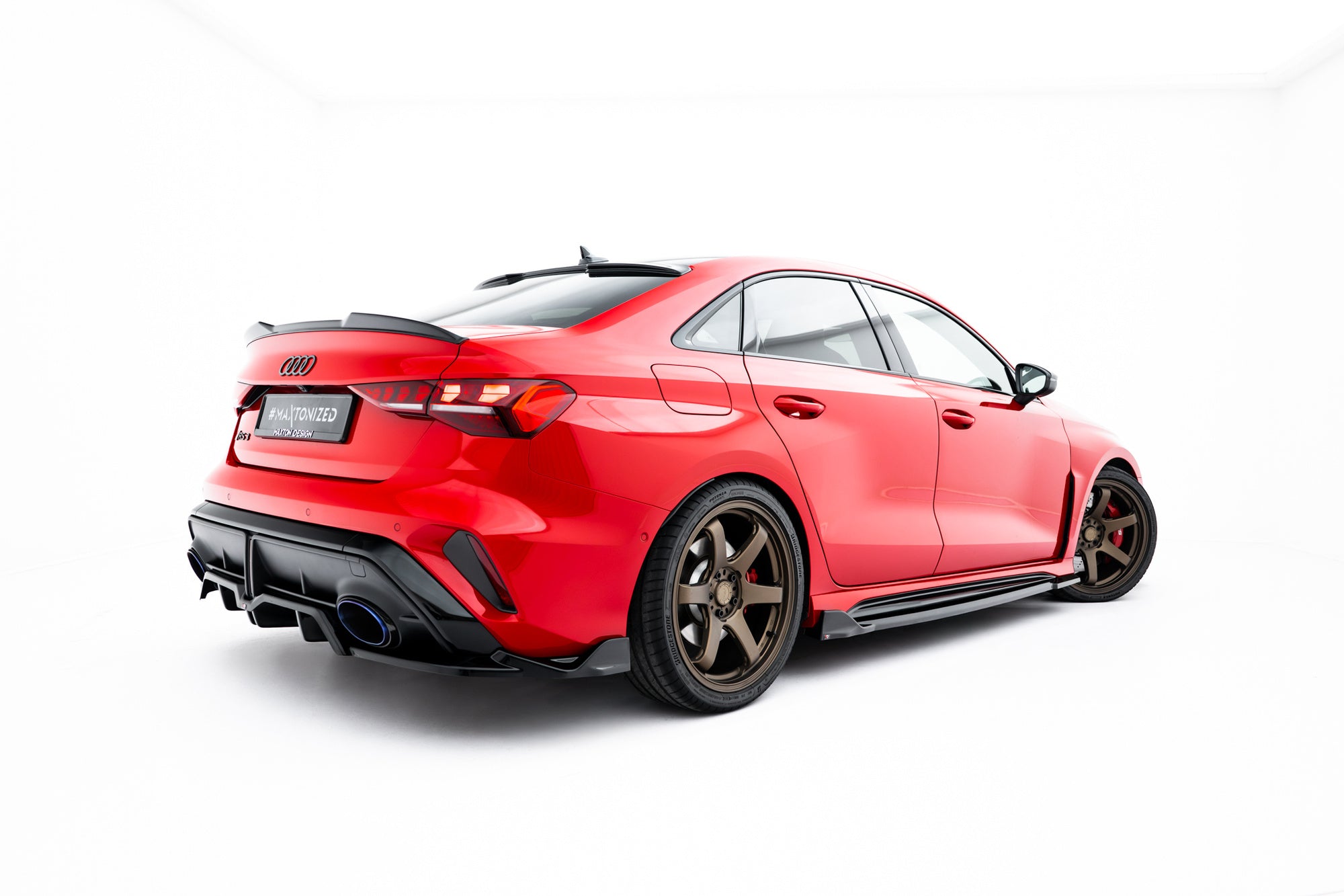 Maxton Design Set Of Splitters V.2 para Audi RS3 Sedan 8Y Facelift - imagen 14