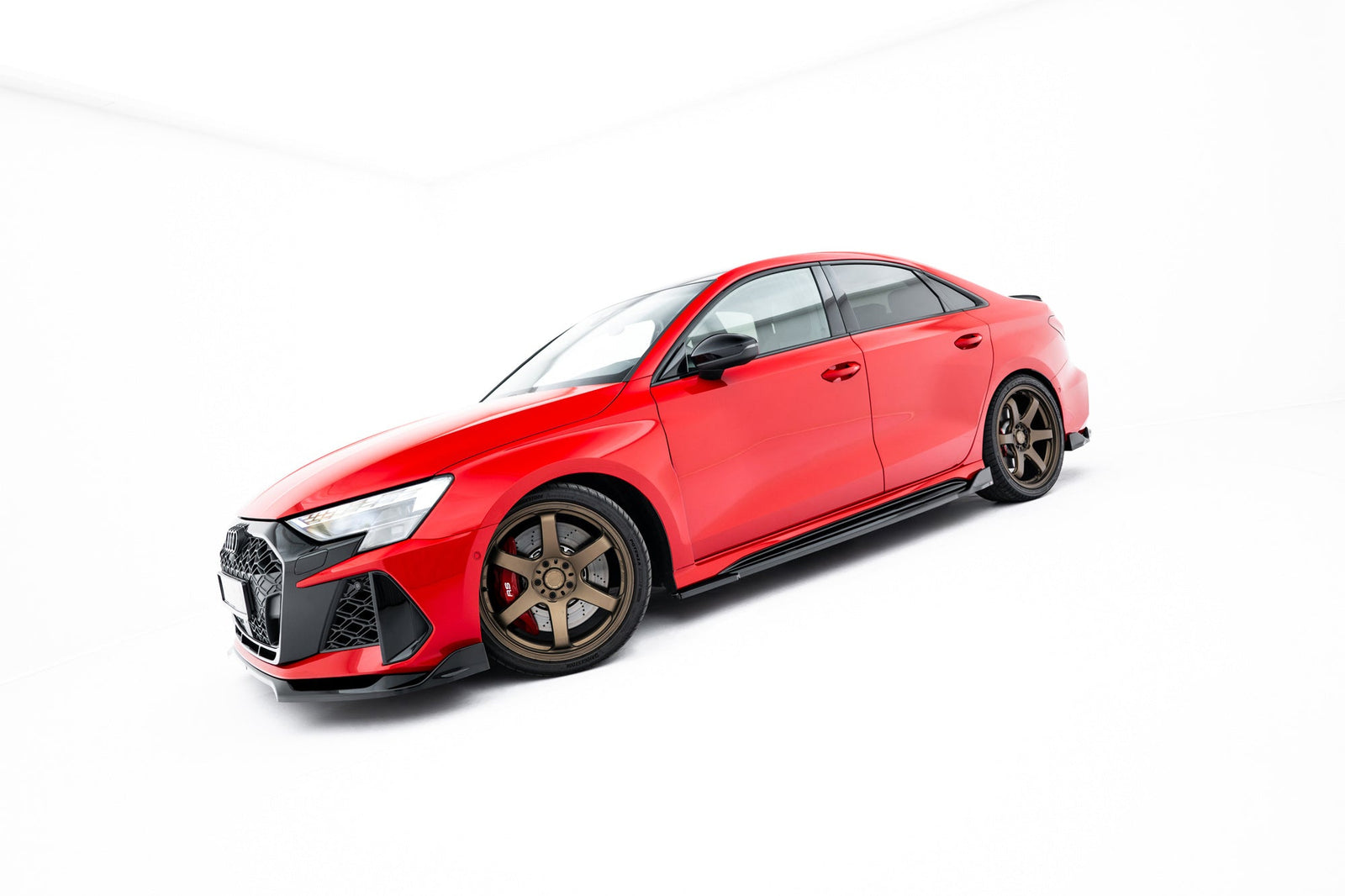 Maxton Design Set Of Splitters V.2 para Audi RS3 Sedan 8Y Facelift - imagen 1