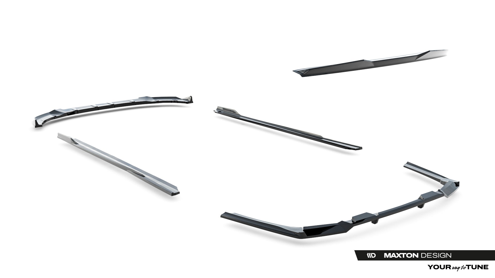 Maxton Design Set Of Splitters V.2 para BMW 5 M-Pack Sedan G60 - imagen 17
