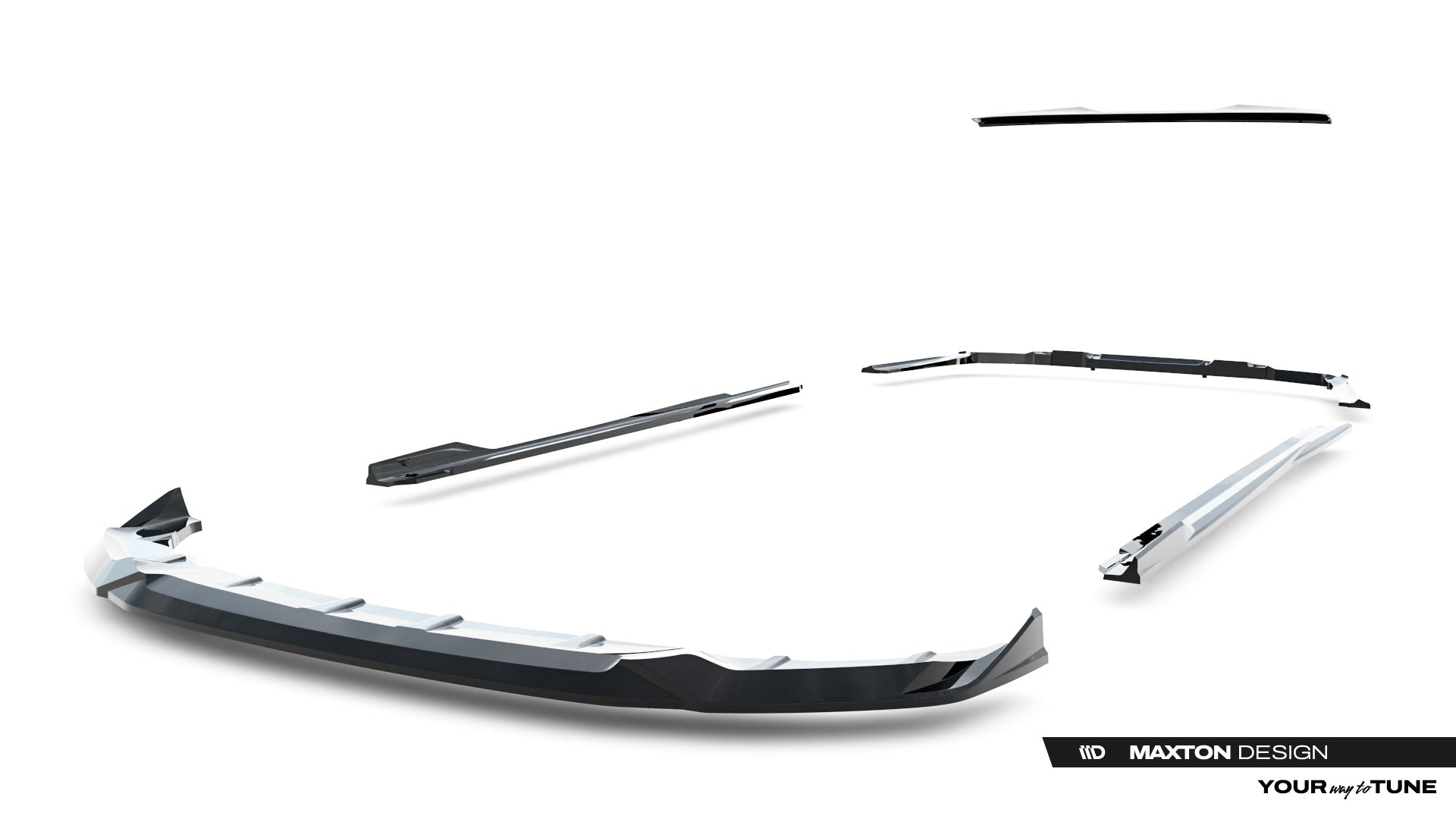 Maxton Design Set Of Splitters V.2 para BMW 5 M-Pack Sedan G60 - imagen 18