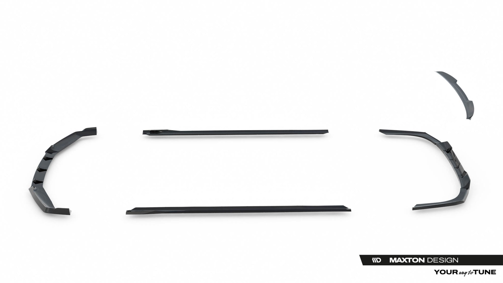 Maxton Design Set Of Splitters V.2 para BMW 740d / 740i M-Pack G70 - imagen 20