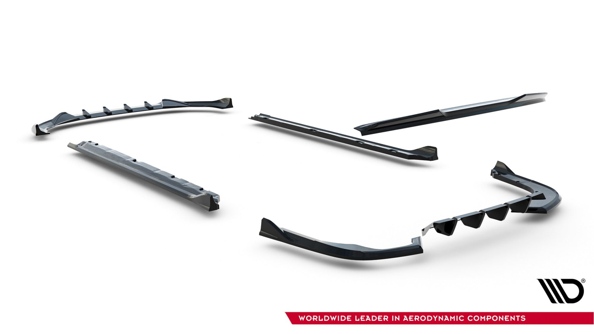 Maxton Design Set Of Splitters V.2 para Skoda Superb Sedan Mk4 - imagen 18