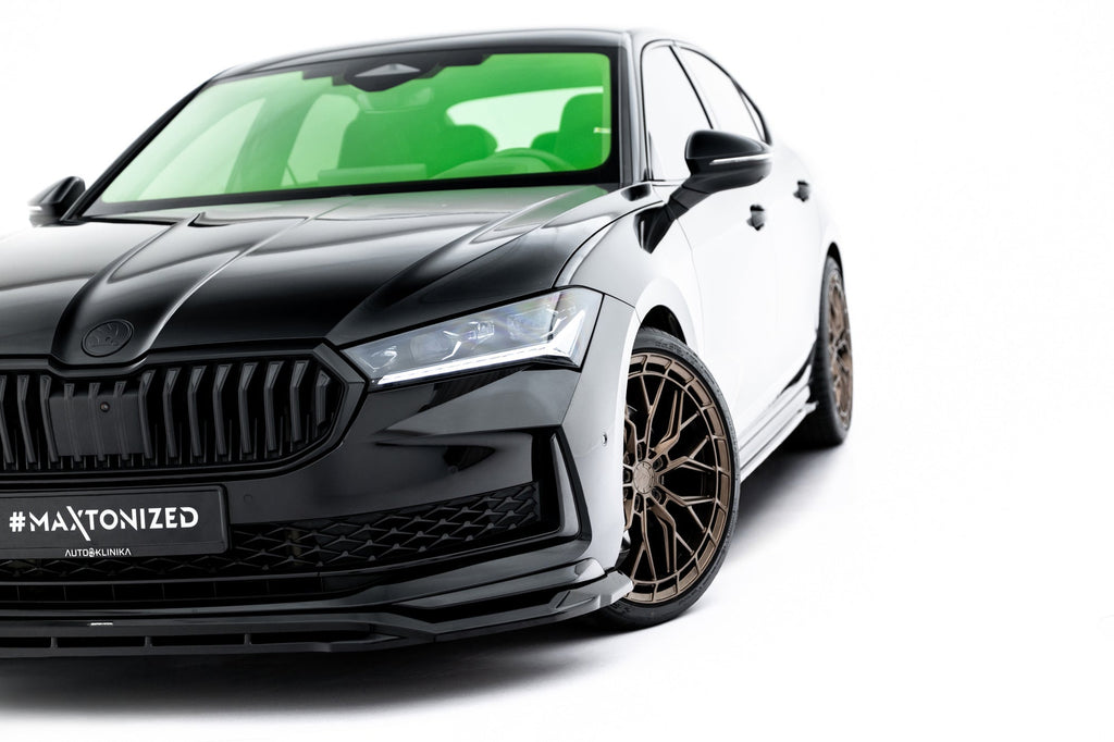 Maxton Design Set Of Splitters V.2 para Skoda Superb Sportline Mk4 - imagen 5