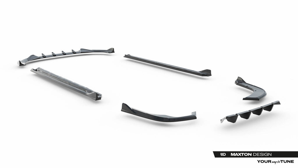 Maxton Design Set Of Splitters V.2 para Skoda Superb Sportline Mk4 - imagen 17