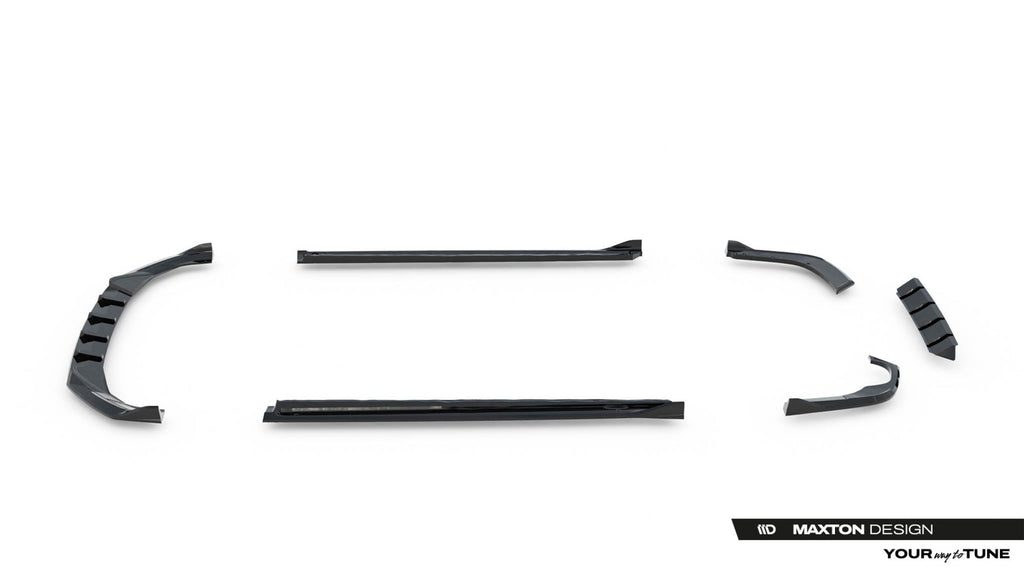 Maxton Design Set Of Splitters V.2 para Skoda Superb Sportline Mk4 - imagen 18
