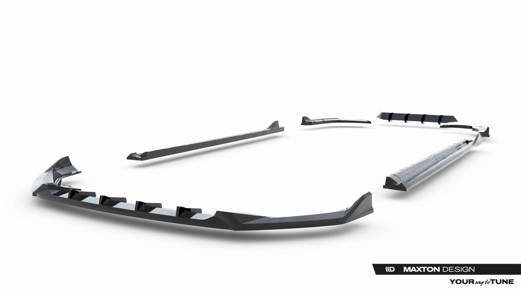 Maxton Design Set Of Splitters V.2 para Skoda Superb Sportline Mk4 - imagen 19