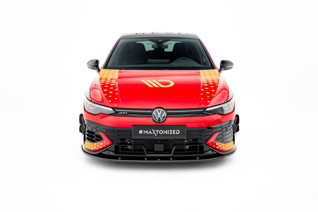 Maxton Design Set Of Splitters V.2 para Volkswagen Golf GTI Clubsport Mk8 Facelift - imagen 2