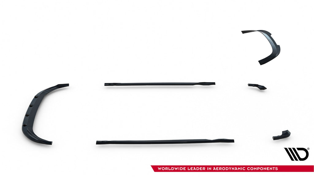 Maxton Design Set Of Splitters V.2 para Volkswagen Golf R Hatchback Mk8 Facelift - imagen 19