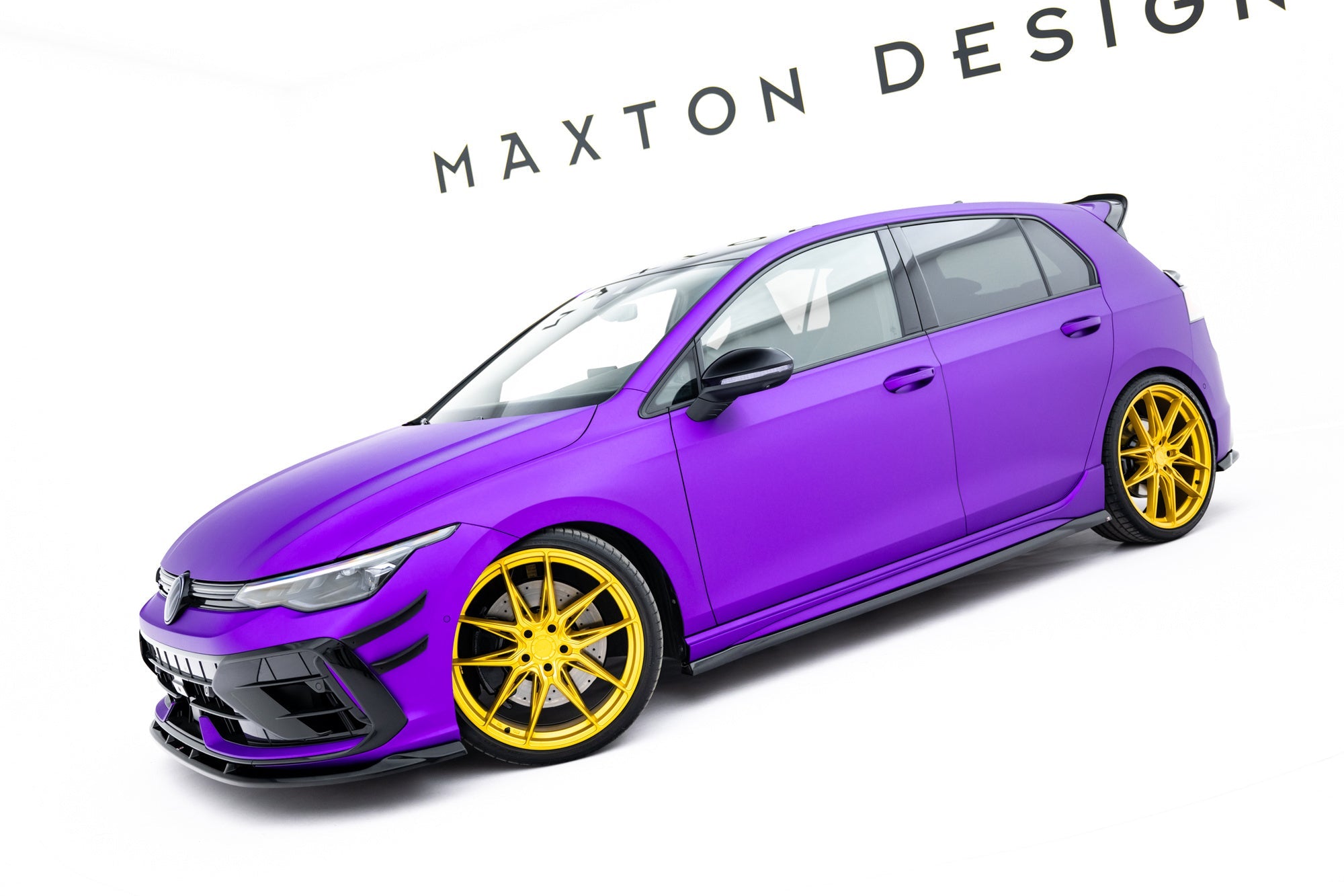 Maxton Design Set Of Splitters V.2 para Volkswagen Golf R Hatchback Mk8 Facelift - imagen 1
