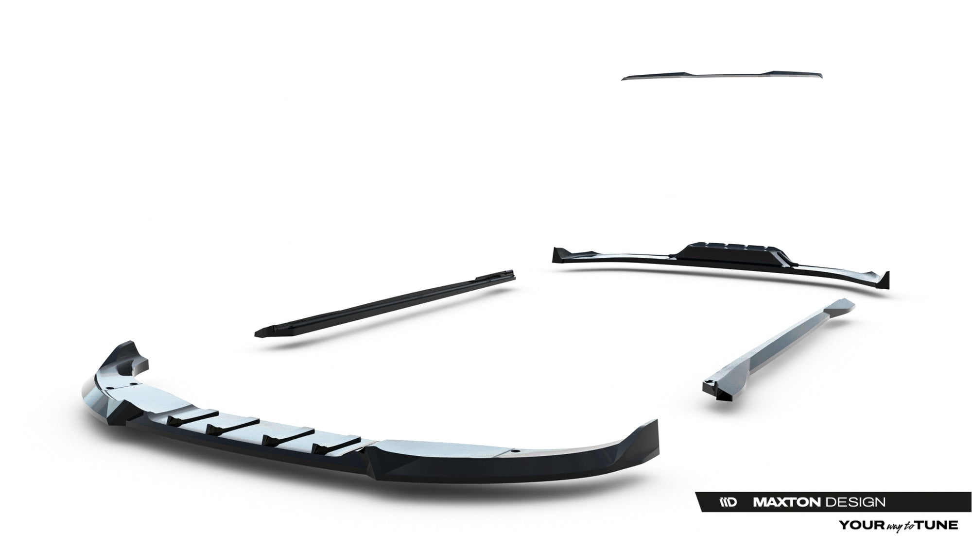 Maxton Design Set Of Splitters V.3 para Cupra Terramar Mk1 (Version with towbar) - imagen 23