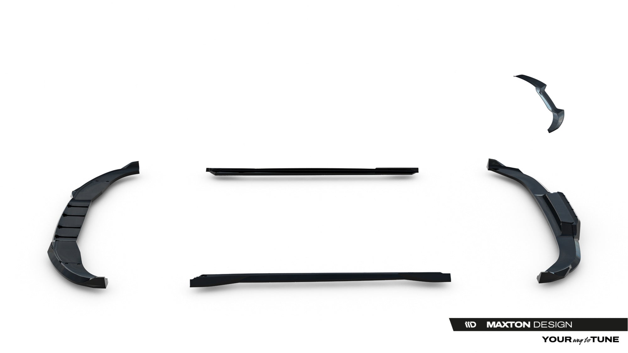Maxton Design Set Of Splitters V.3 para Cupra Terramar Mk1 (Version with towbar) - imagen 24