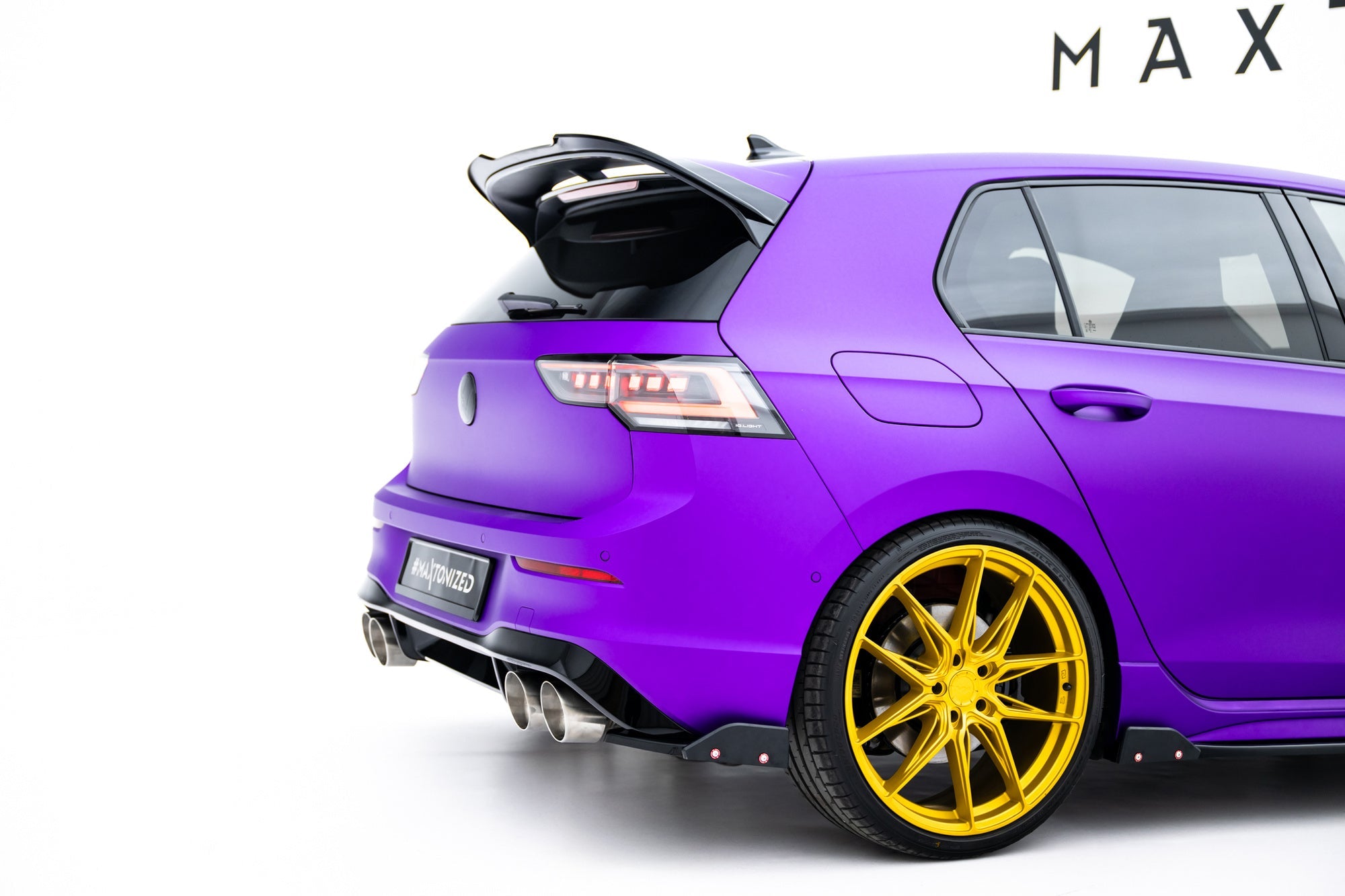 Maxton Design Set Of Splitters V.3 para Volkswagen Golf R Hatchback Mk8 Facelift - imagen 8