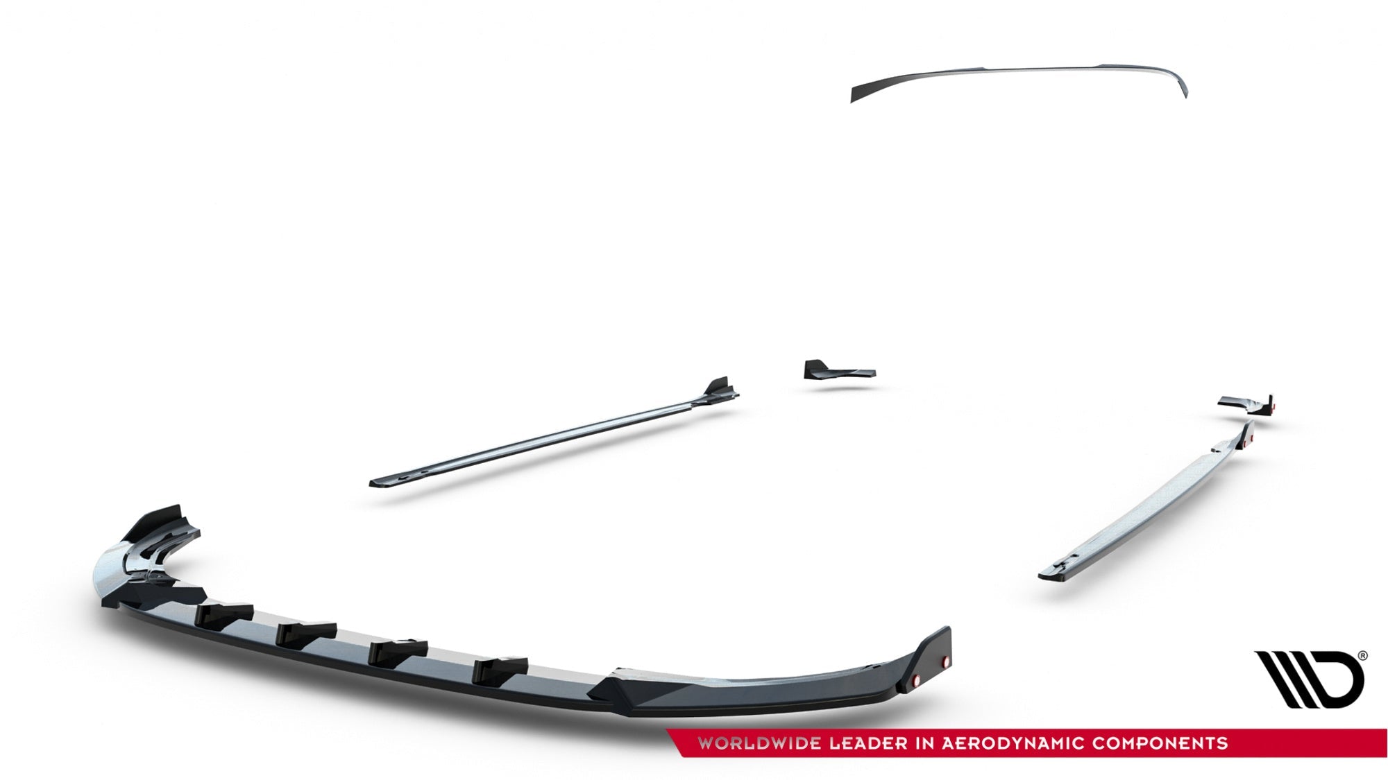 Maxton Design Set Of Splitters V.3 para Volkswagen Golf R Hatchback Mk8 Facelift - imagen 14