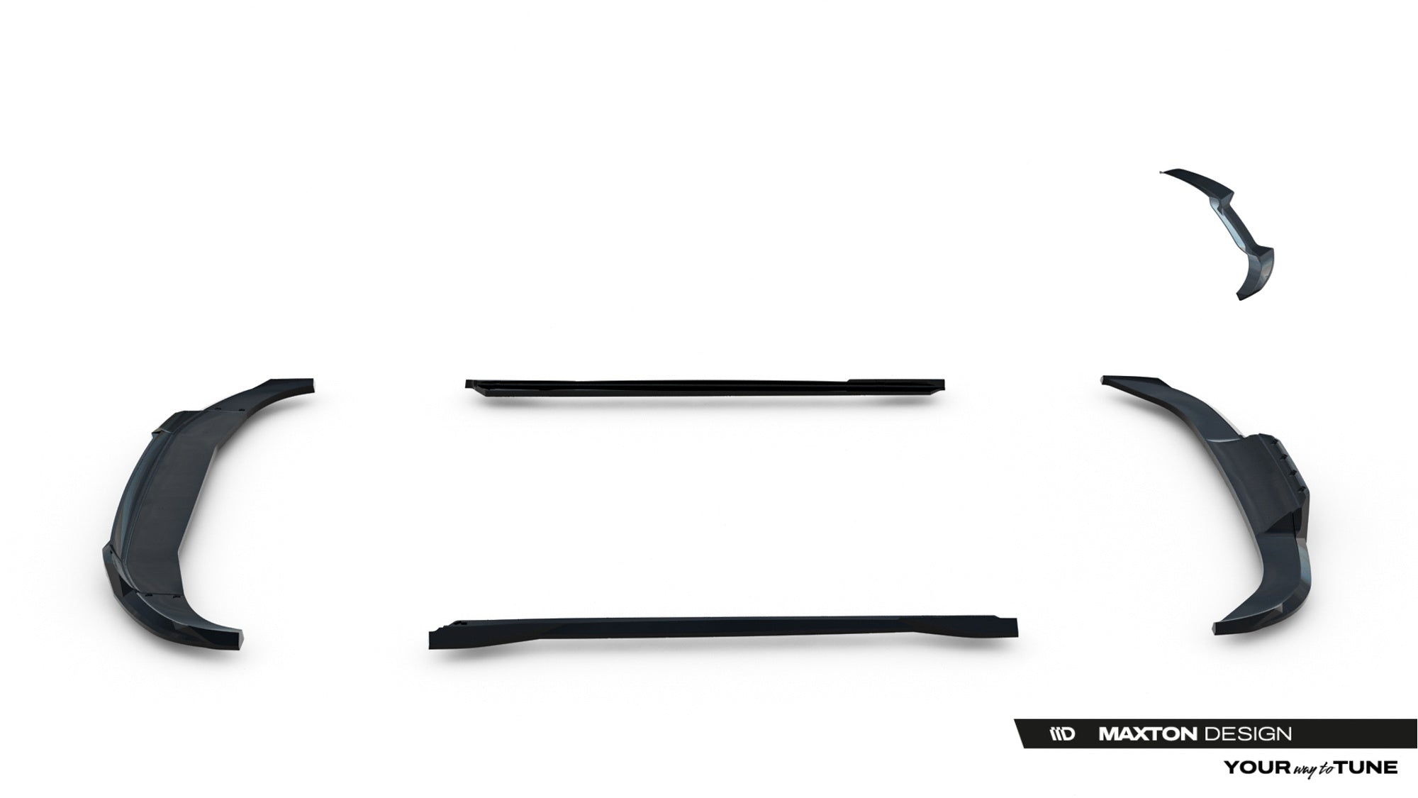 Maxton Design Set Of Splitters V.4 para Cupra Terramar Mk1 (Version with towbar) - imagen 19