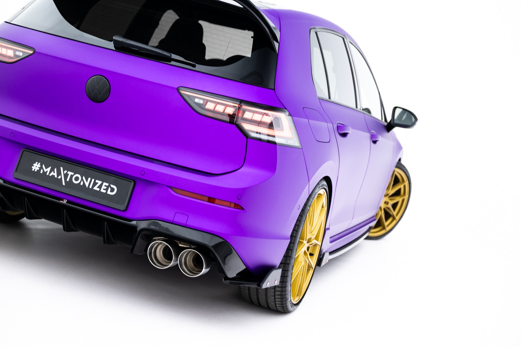 Maxton Design Set Of Splitters V.4 para Volkswagen Golf R Hatchback Mk8 Facelift - imagen 8