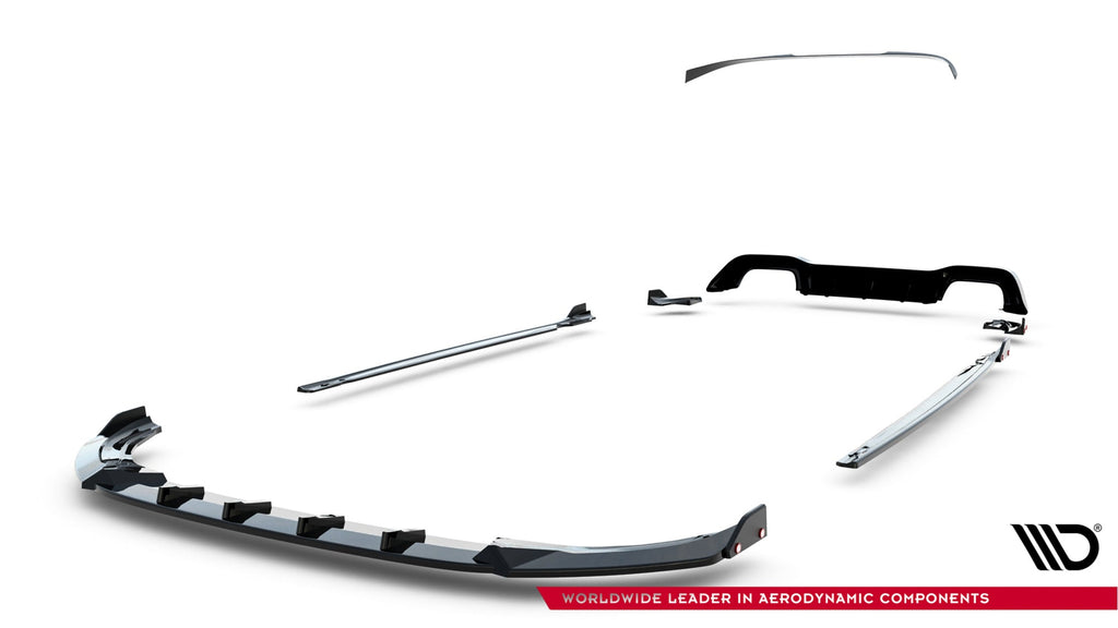 Maxton Design Set Of Splitters V.4 para Volkswagen Golf R Hatchback Mk8 Facelift - imagen 17
