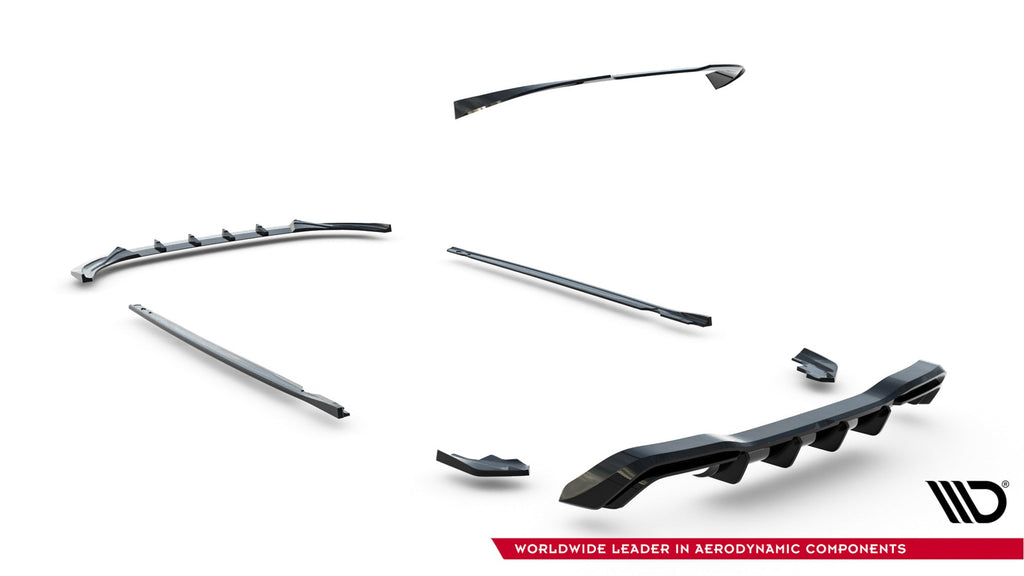 Maxton Design Set Of Splitters V.5 para Volkswagen Golf R Hatchback Mk8 Facelift - imagen 15