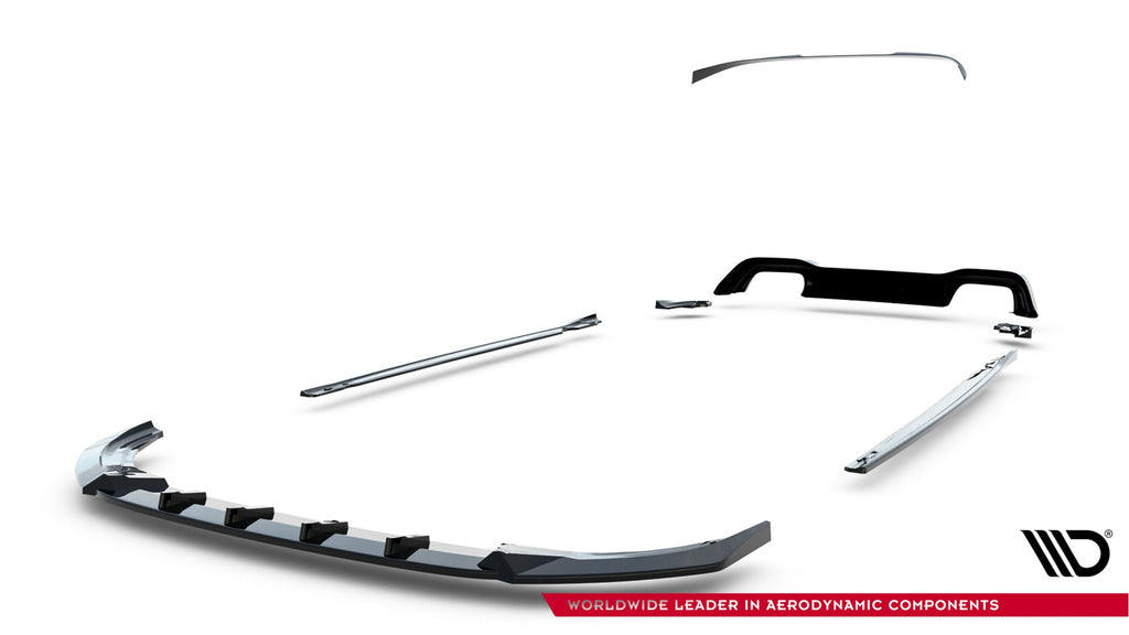 Maxton Design Set Of Splitters V.5 para Volkswagen Golf R Hatchback Mk8 Facelift - imagen 16