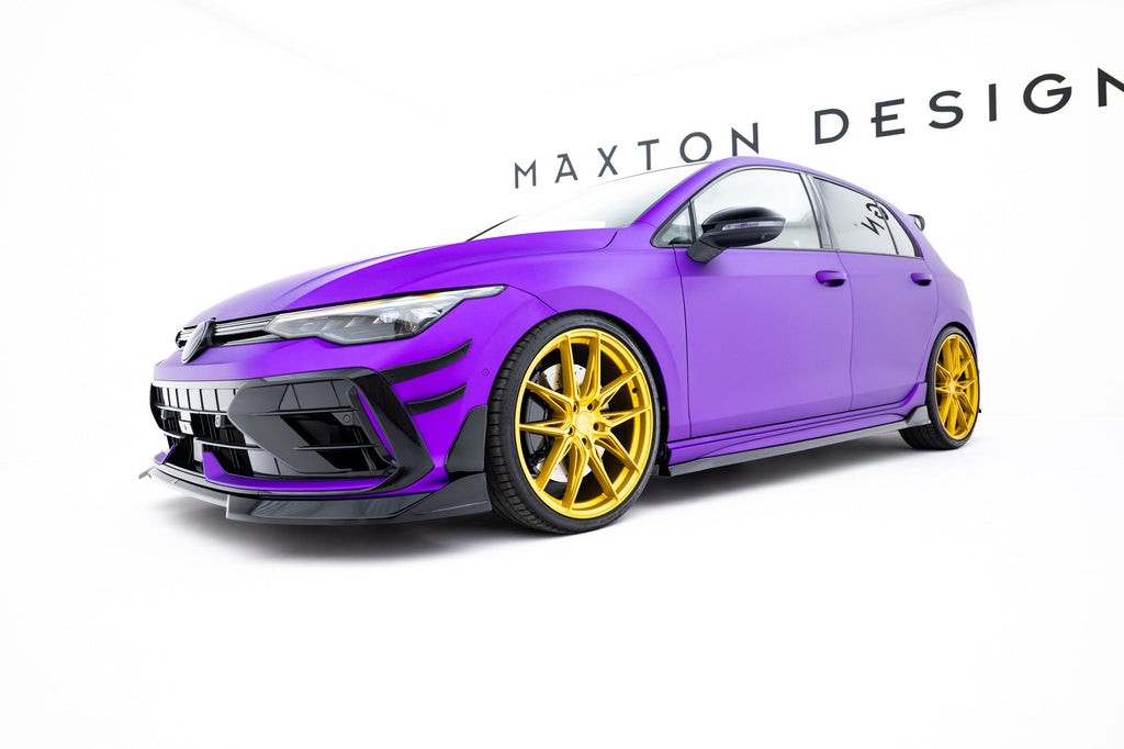 Maxton Design Set Of Splitters V.6 para Volkswagen Golf R Hatchback Mk8 Facelift - imagen 1