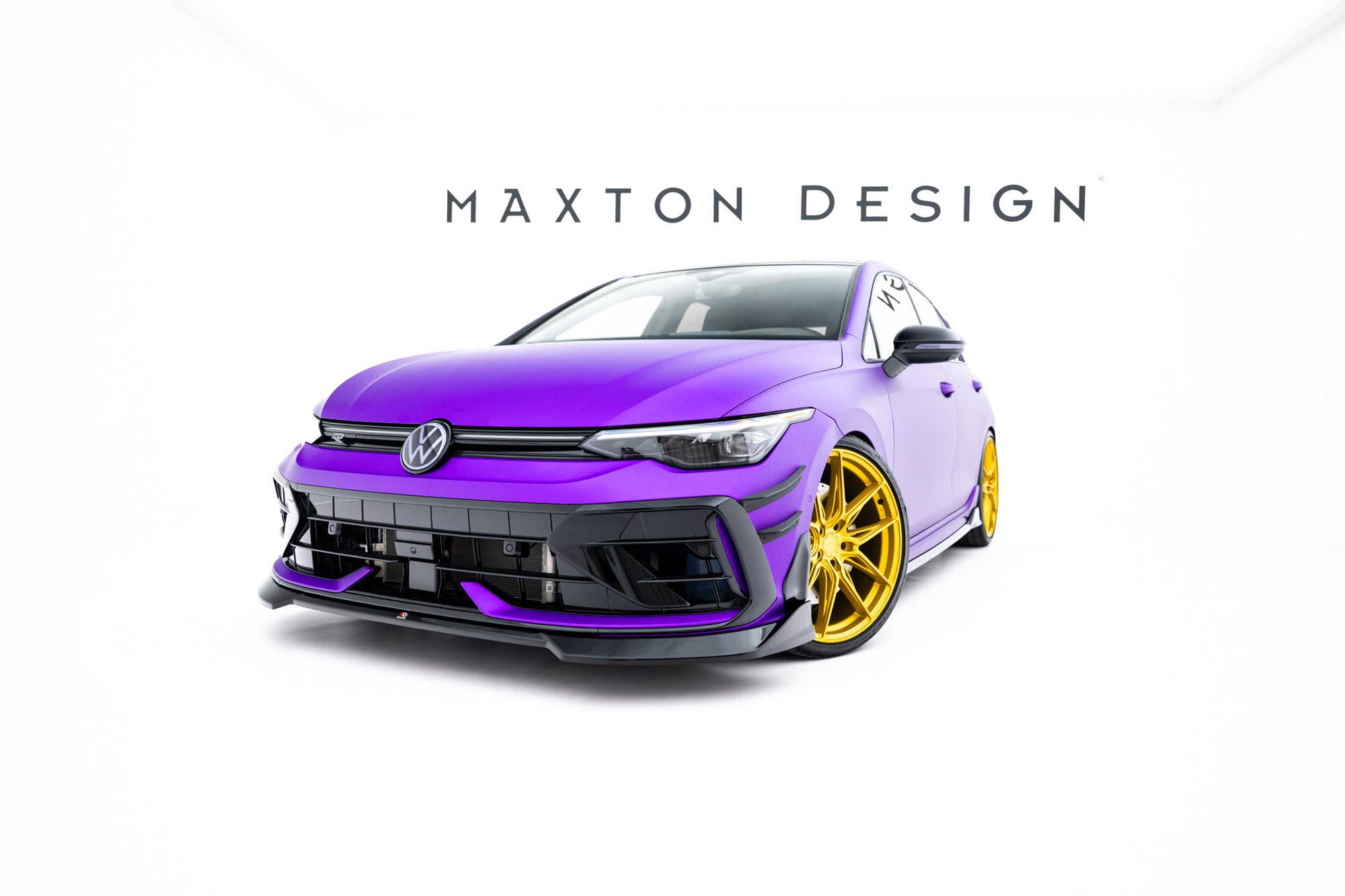 Maxton Design Set Of Splitters V.6 para Volkswagen Golf R Hatchback Mk8 Facelift - imagen 6