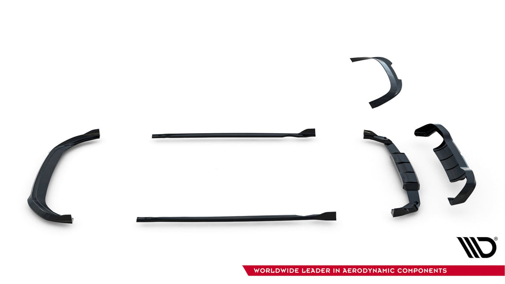 Maxton Design Set Of Splitters V.6 para Volkswagen Golf R Hatchback Mk8 Facelift - imagen 28