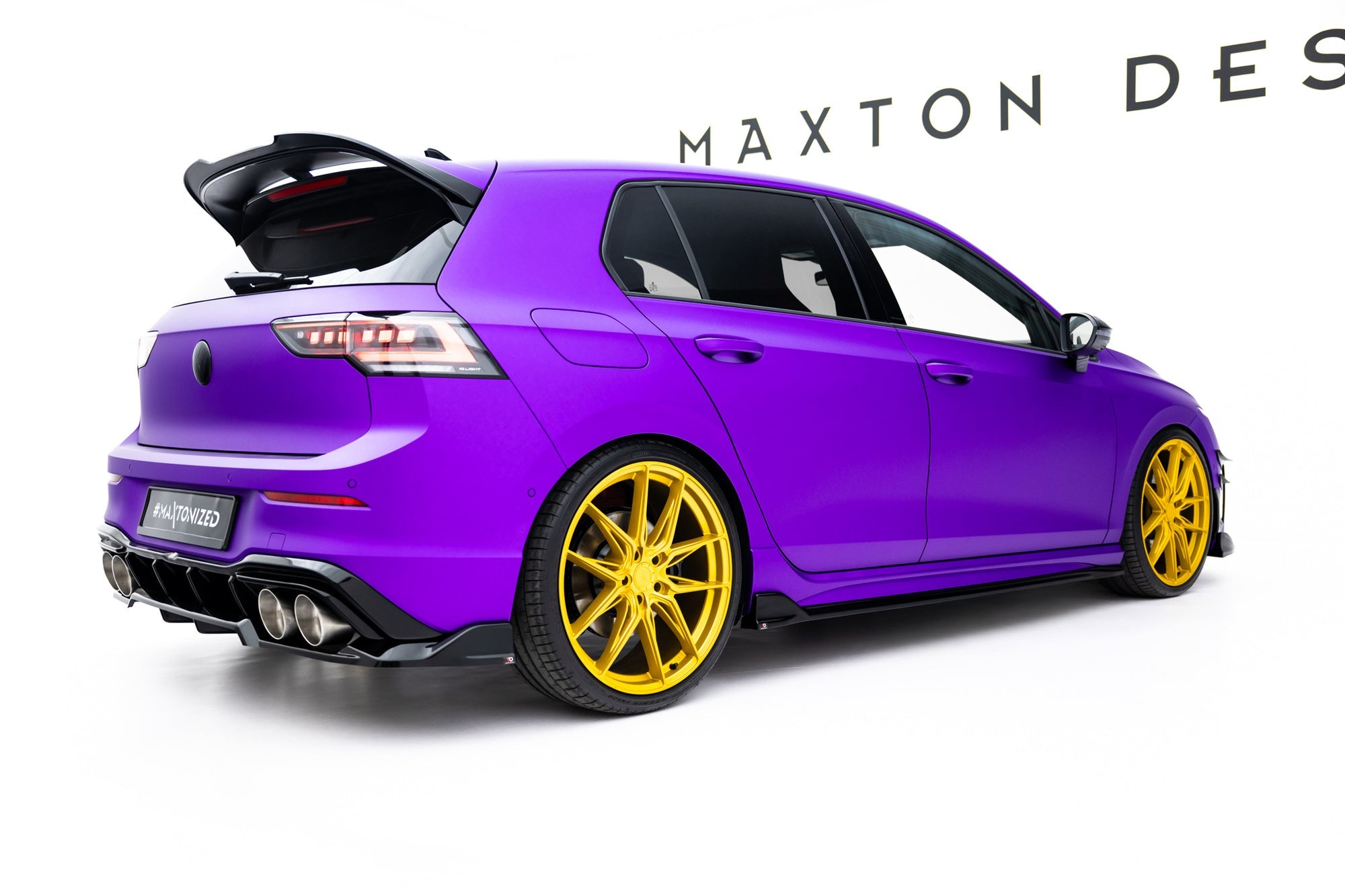 Maxton Design Set Of Splitters V.6 para Volkswagen Golf R Hatchback Mk8 Facelift - imagen 12