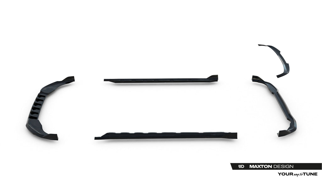 Maxton Design Set Of Splitters para Volkswagen Golf Hatchback Mk8 Facelift - imagen 20