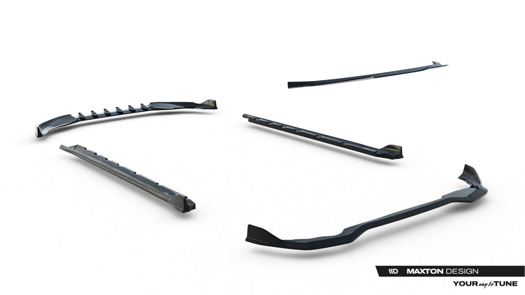 Maxton Design Set Of Splitters para Volkswagen Golf Hatchback Mk8 Facelift - imagen 19