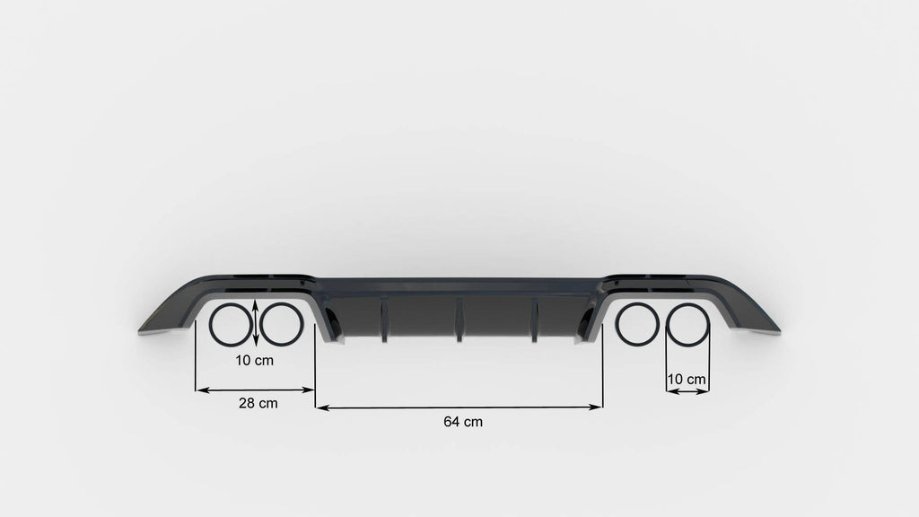 Maxton Design Set Of Splitters para Volkswagen Golf R Hatchback Mk7 - imagen 18