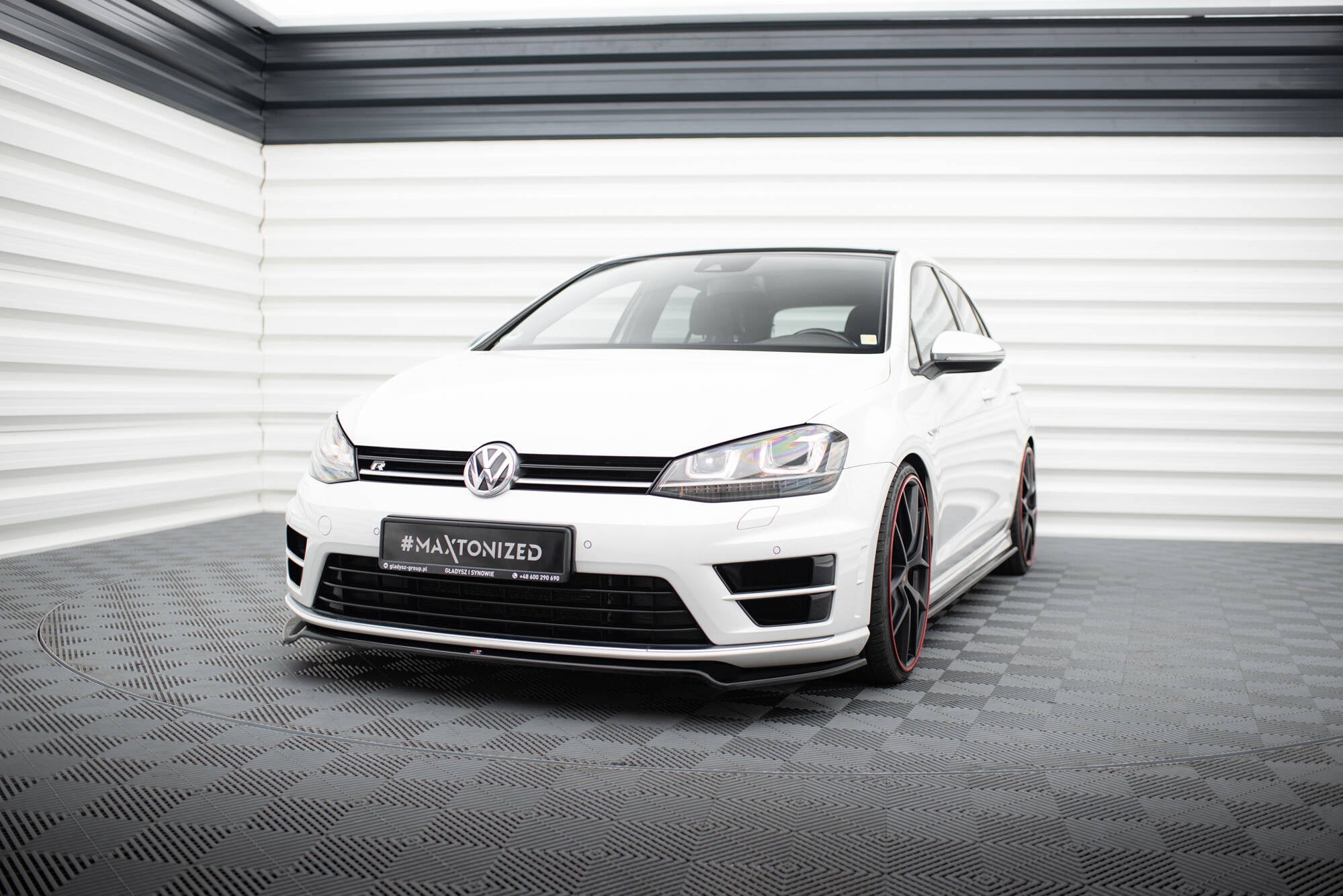 Maxton Design Set Of Splitters para Volkswagen Golf R Hatchback Mk7 - imagen 2
