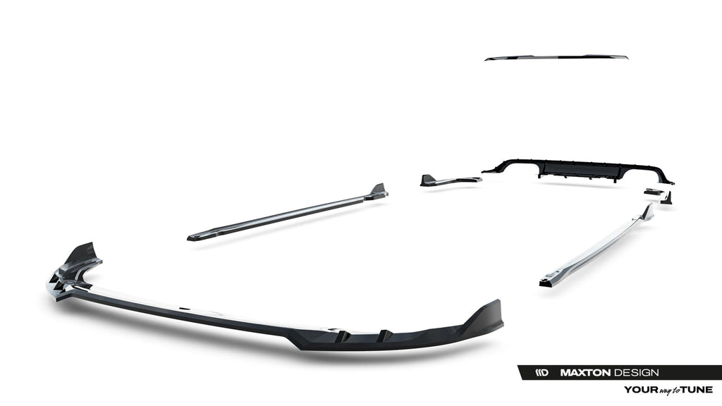 Maxton Design Set Of Splitters para Volkswagen Golf R Variant Mk8 Facelift - imagen 21