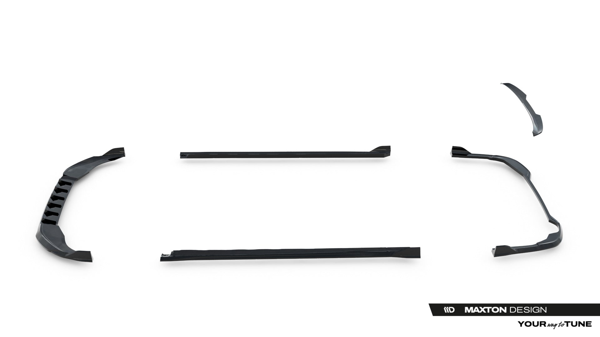 Maxton Design Set Of Splitters para Volkswagen Golf Variant Mk8 Facelift - imagen 20