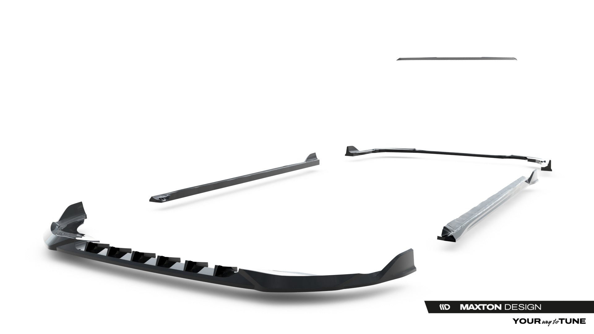 Maxton Design Set Of Splitters para Volkswagen Golf Variant Mk8 Facelift - imagen 19