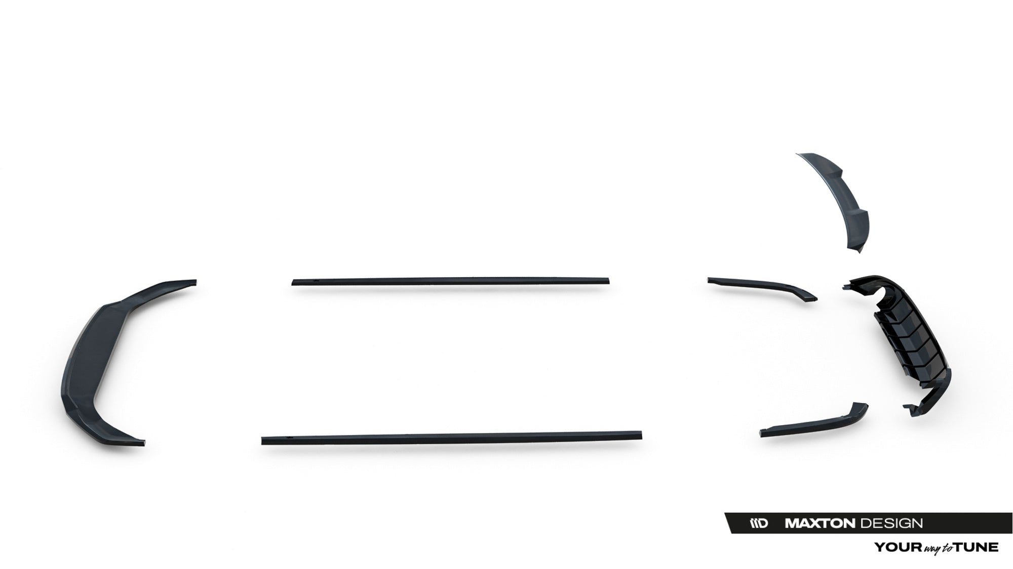 Maxton Design Set Of Splitters para Volkswagen Jetta GLI Mk7 - imagen 20