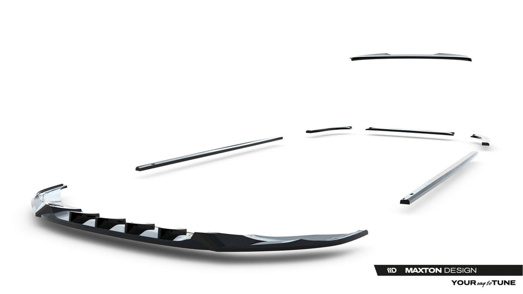 Maxton Design Set Of Splitters para Volkswagen Jetta GLI Mk7 Facelift 2 - imagen 19