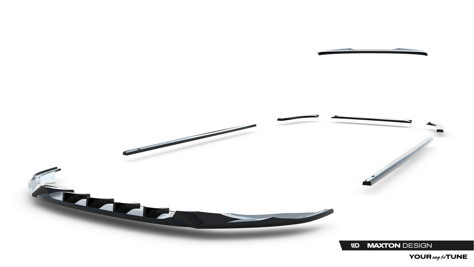 Maxton Design Set Of Splitters para Volkswagen Jetta GLI Mk7 Facelift 2 - imagen 19