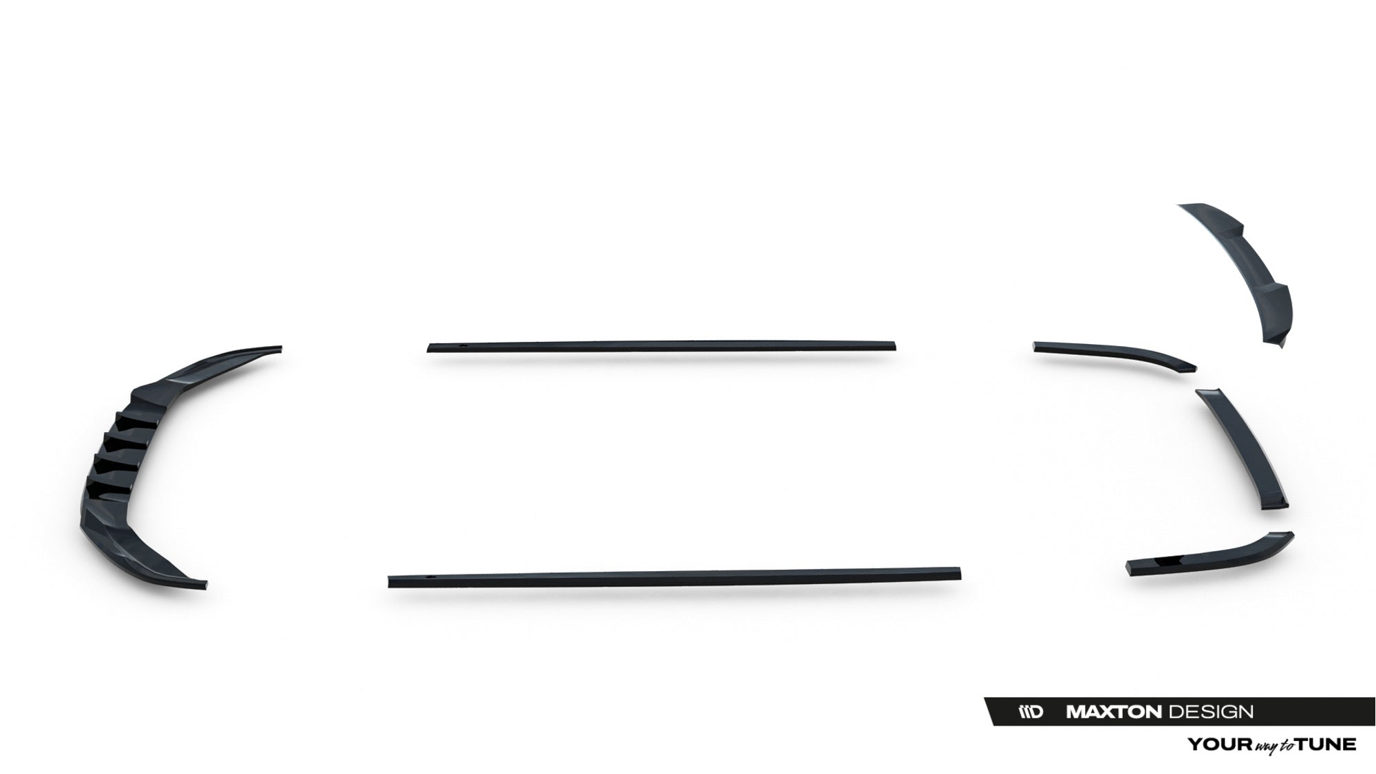 Maxton Design Set Of Splitters para Volkswagen Jetta GLI Mk7 Facelift 2 - imagen 20