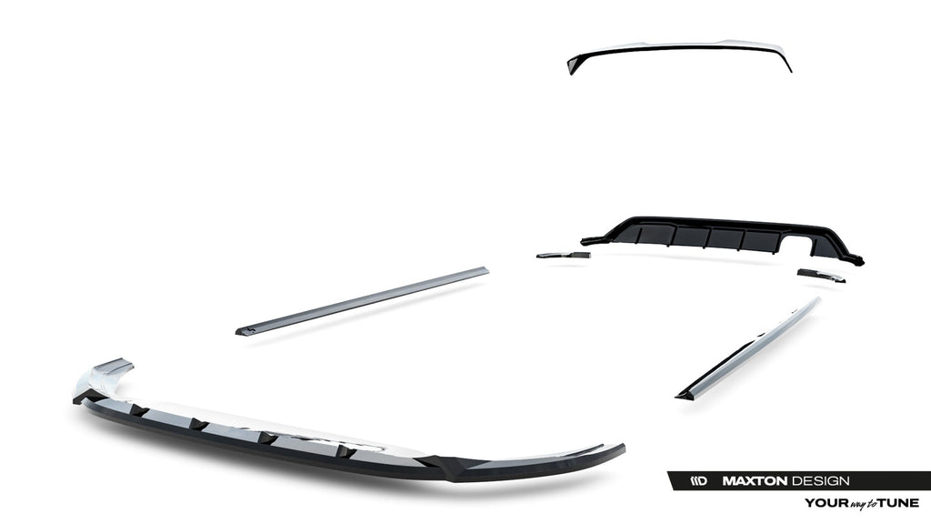 Maxton Design Set Of Splitters para Volkswagen Polo GTI Mk6 Facelift - imagen 14