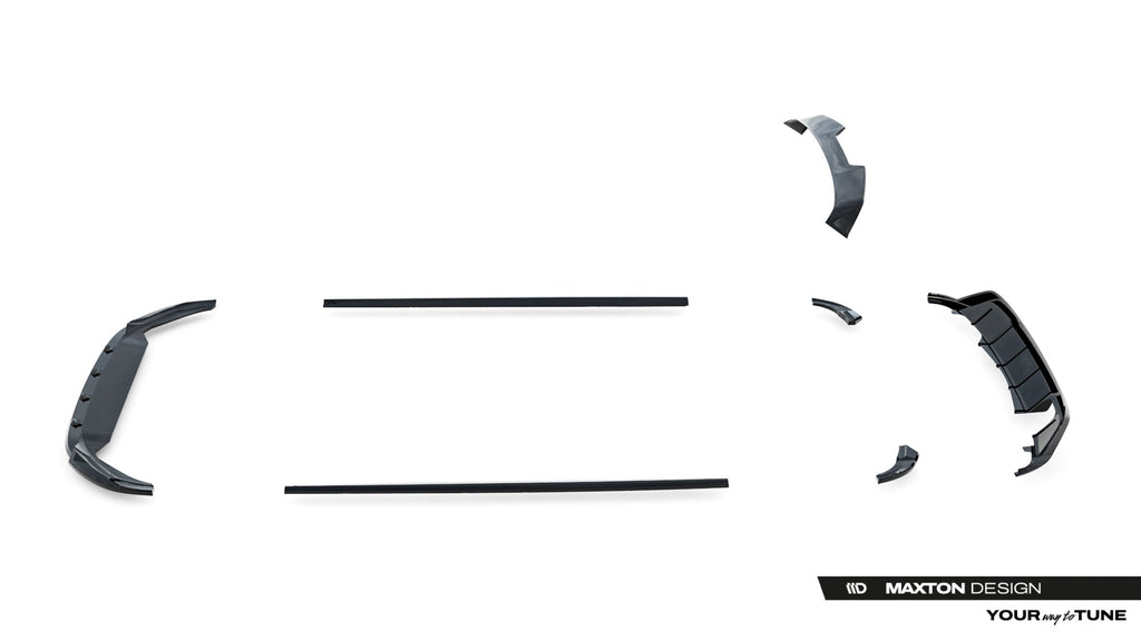 Maxton Design Set Of Splitters para Volkswagen Polo GTI Mk6 Facelift - imagen 15