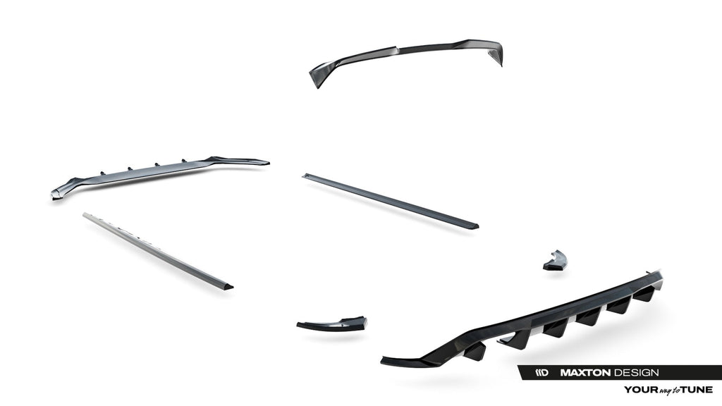 Maxton Design Set Of Splitters para Volkswagen Polo GTI Mk6 Facelift - imagen 16