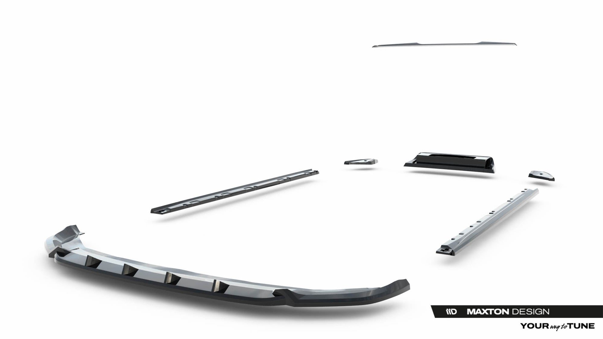 Maxton Design Set Of Splitters para Volkswagen T-Roc R Mk1 - imagen 17