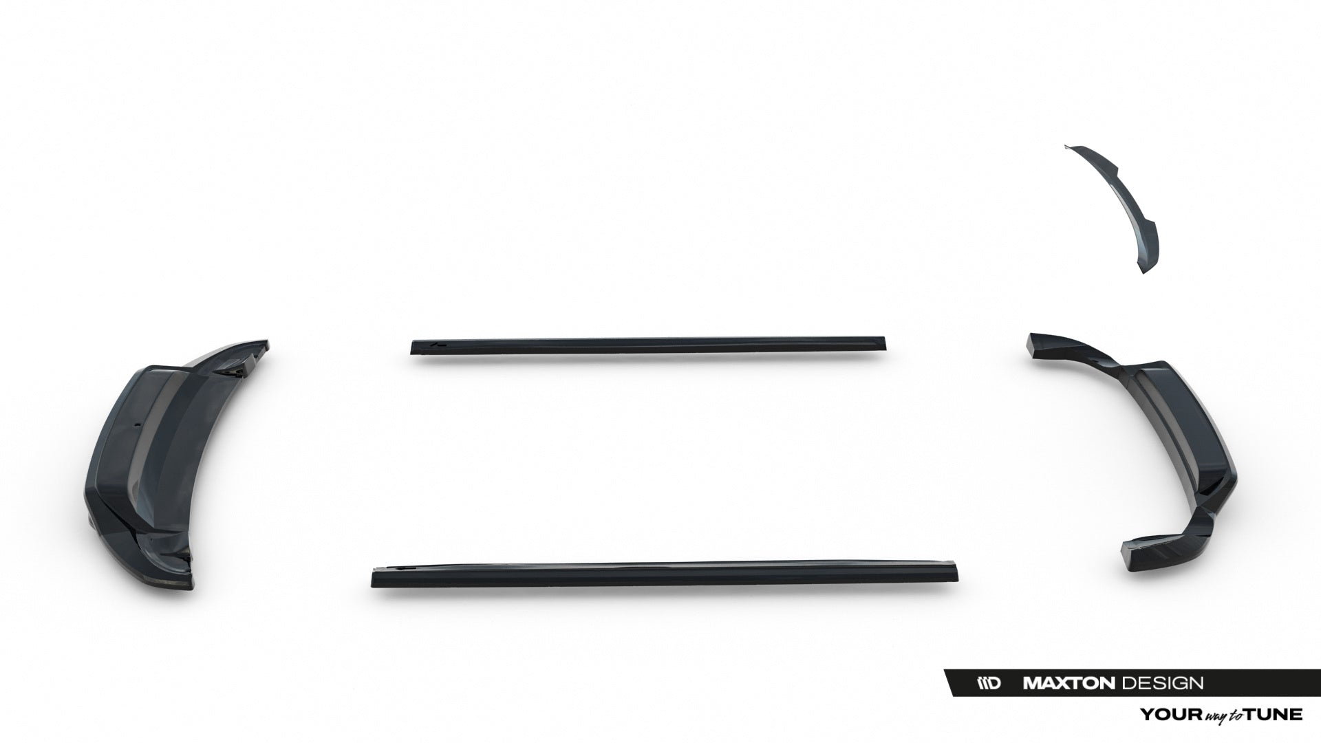 Maxton Design Set Of Splitters para Volkswagen Touareg Mk2 - imagen 14
