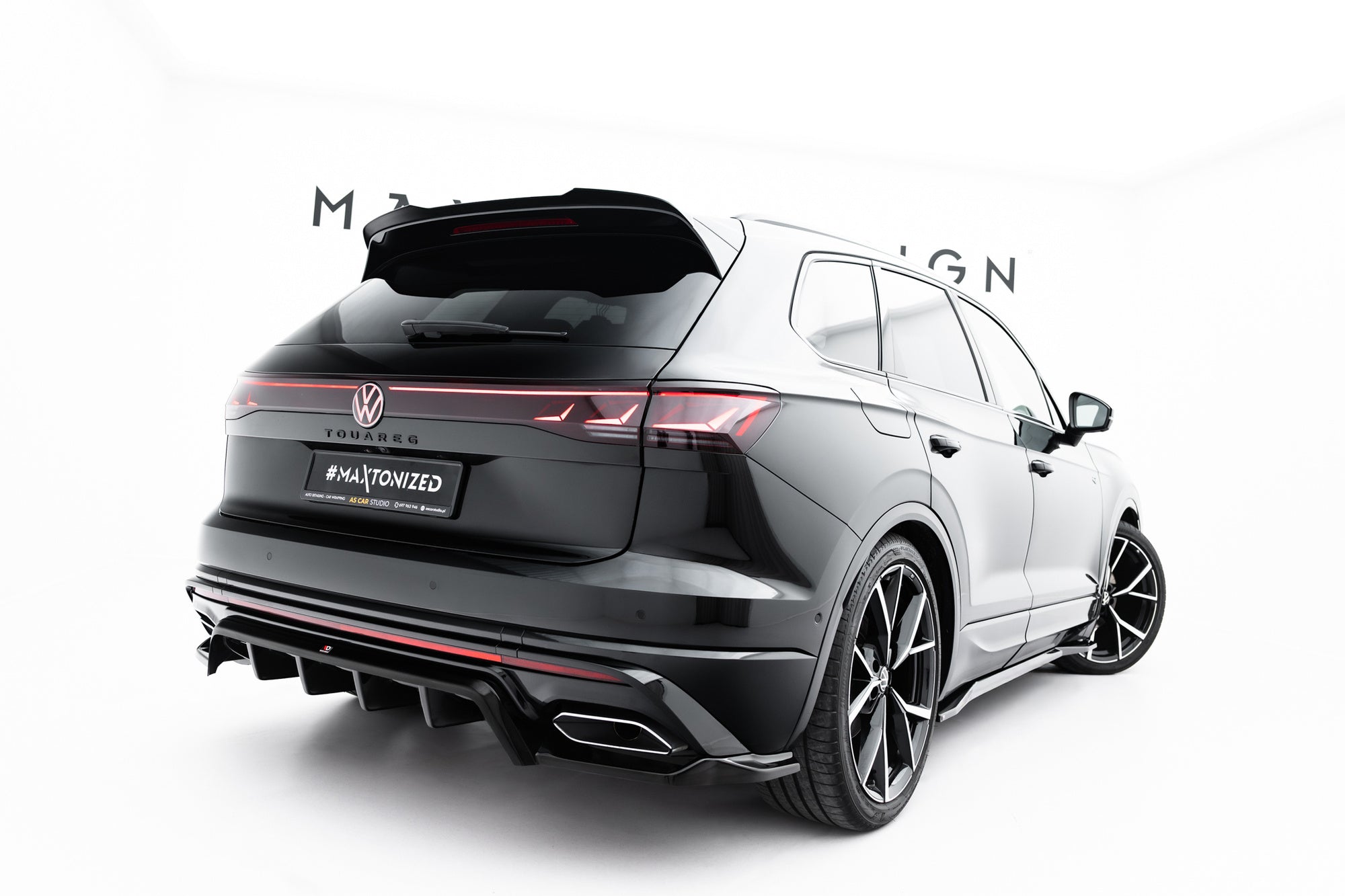 Maxton Design Set Of Splitters para Volkswagen Touareg R-Line Mk3 Facelift - imagen 12