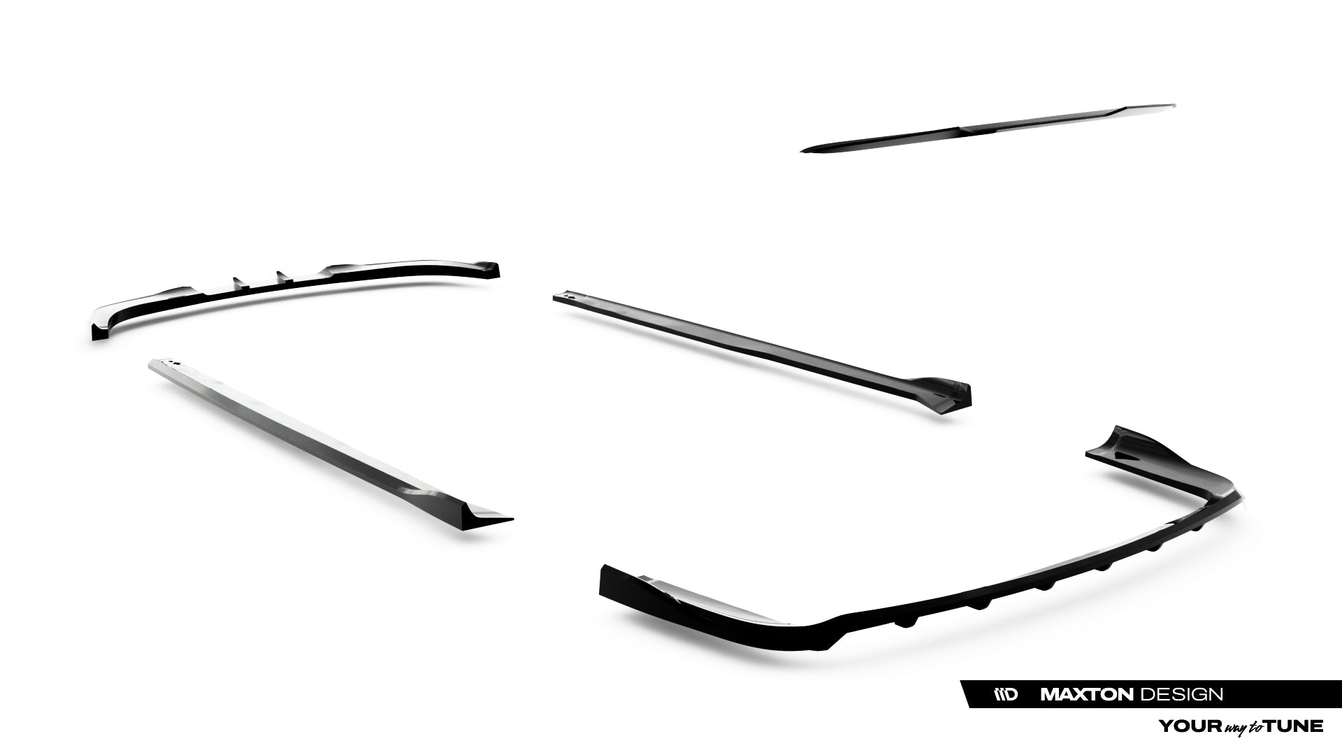 Maxton Design Set of Splitters para Dodge Grand Caravan Mk5 Facelift - imagen 14