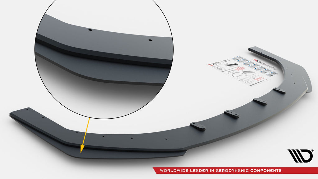 Maxton Design Street Pro Front Splitter + Flaps para Jaguar F-Type X152 Facelift 2 - imagen 9